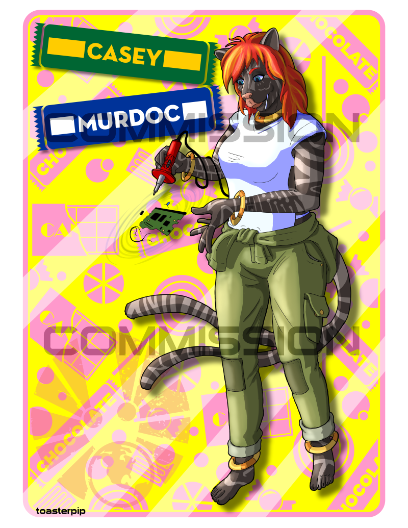 furcadia character_portrait casey murdoc commission