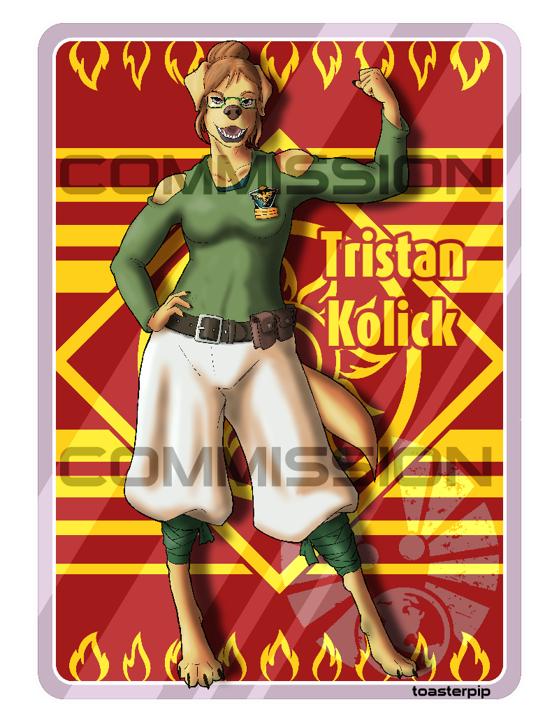 furcadia character_portrait tristan kolick commission