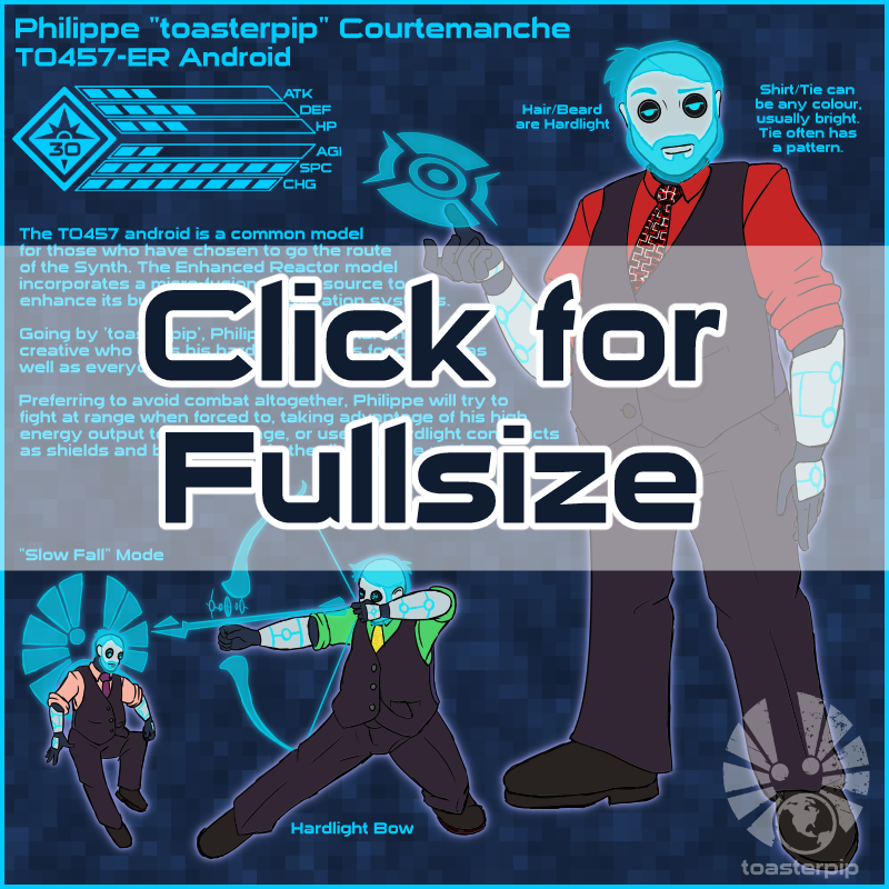 toasterpip robot self persona reference sheet