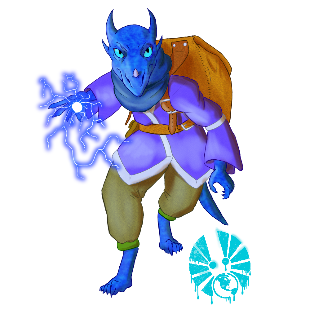 pathfinder kobold sorcerer Azure_Crushed-Throat