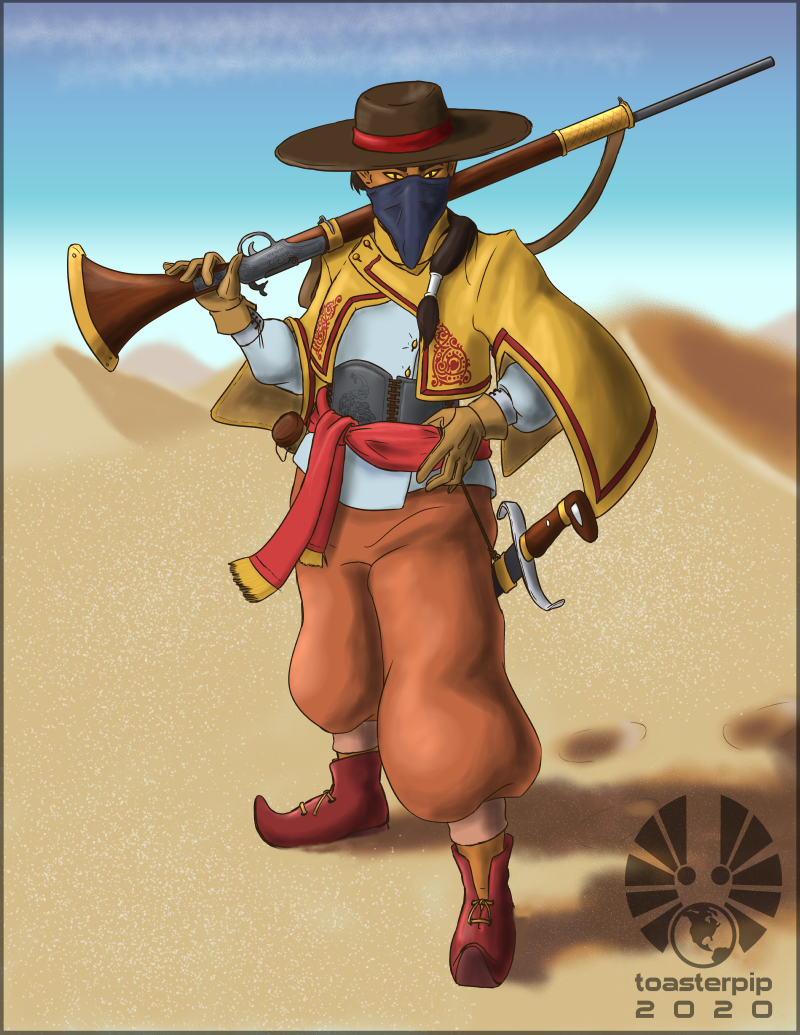 toasterpip pathfinder gunslinger tiefling div-spawn mysterious_stranger agender