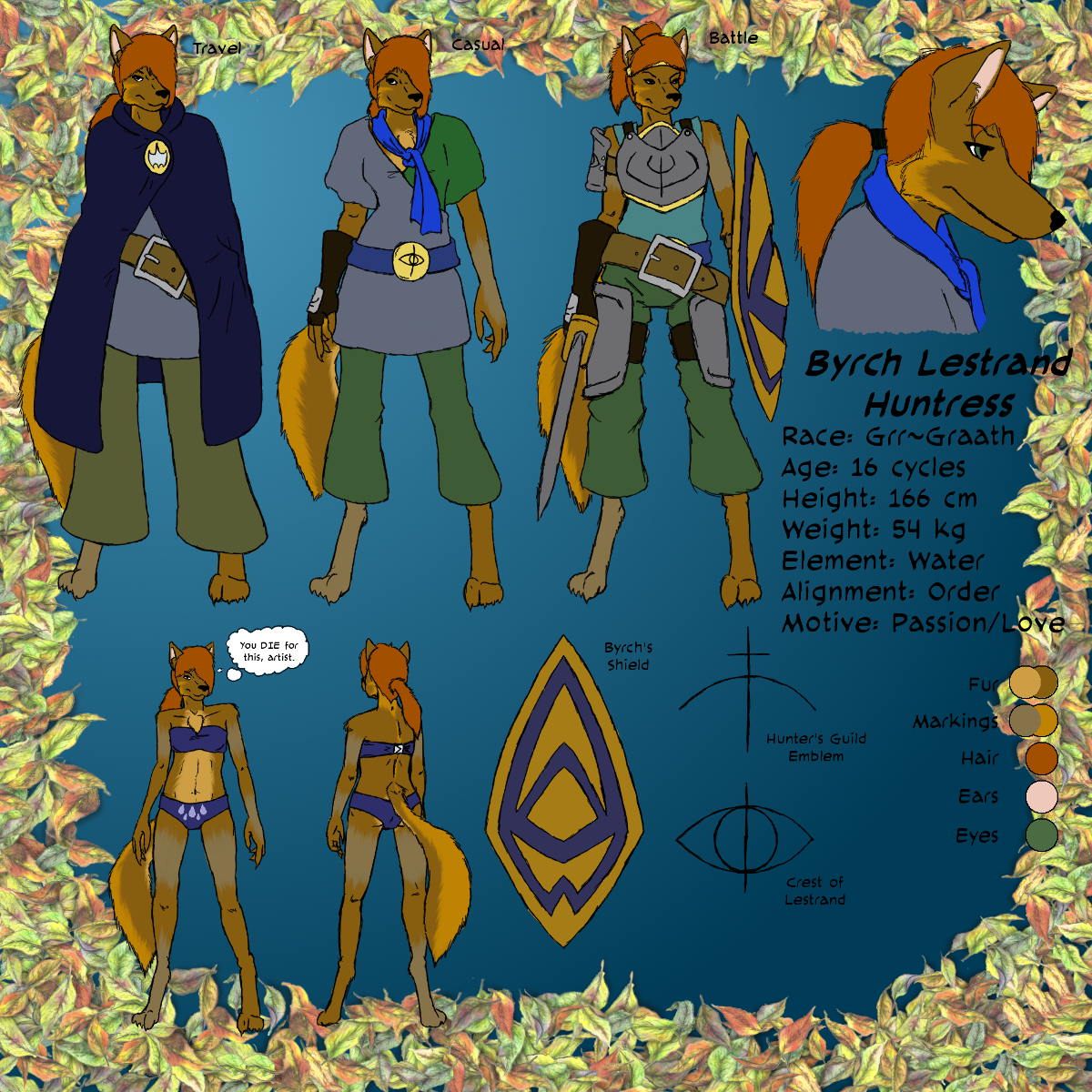 Byrch Lestrand Huntress