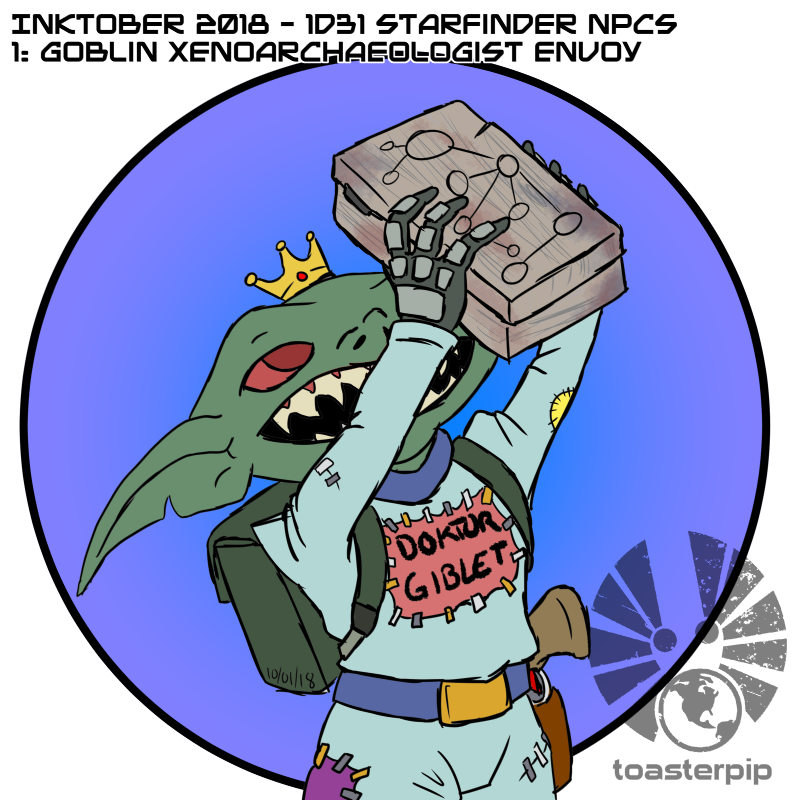 toasterpip inktober inktober2018 starfinder 1d31_starfinder_NPCs