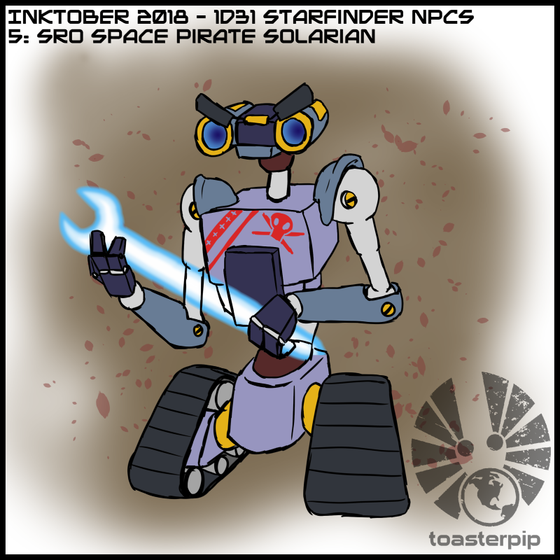 toasterpip inktober inktober2018 starfinder 1d31_starfinder_NPCs