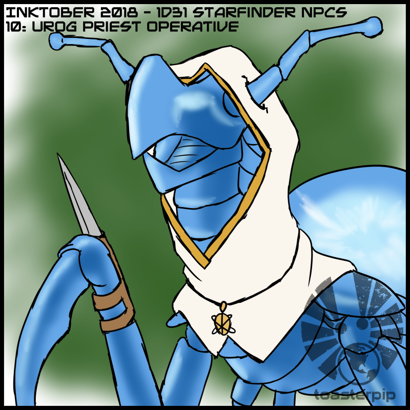 toasterpip inktober inktober2018 starfinder 1d31_starfinder_NPCs