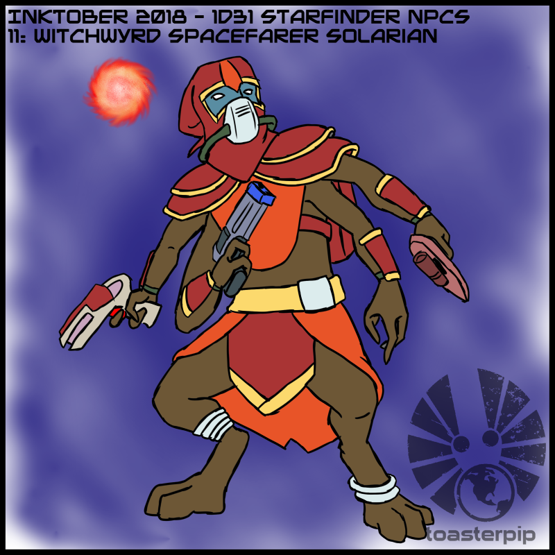 toasterpip inktober inktober2018 starfinder 1d31_starfinder_NPCs