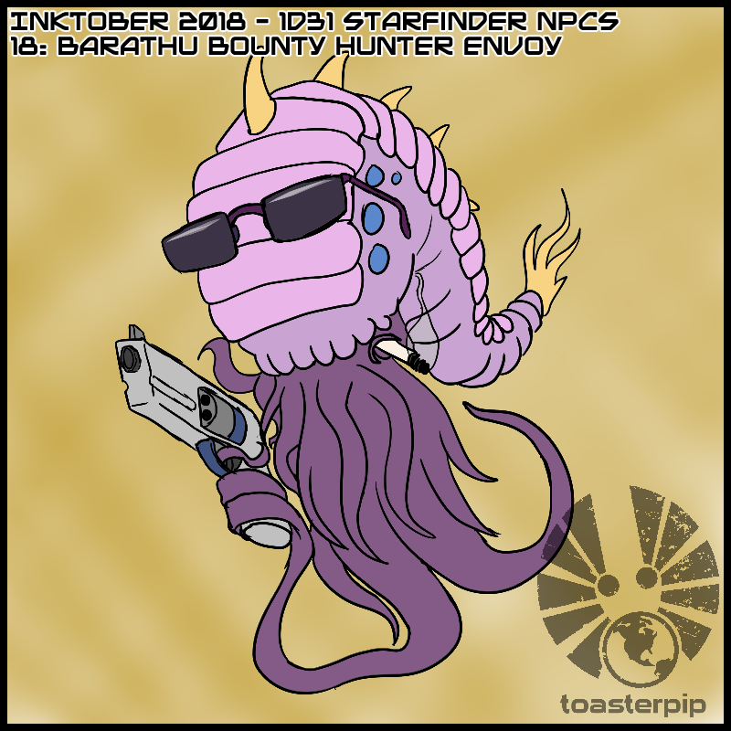 toasterpip inktober inktober2018 starfinder 1d31_starfinder_NPCs