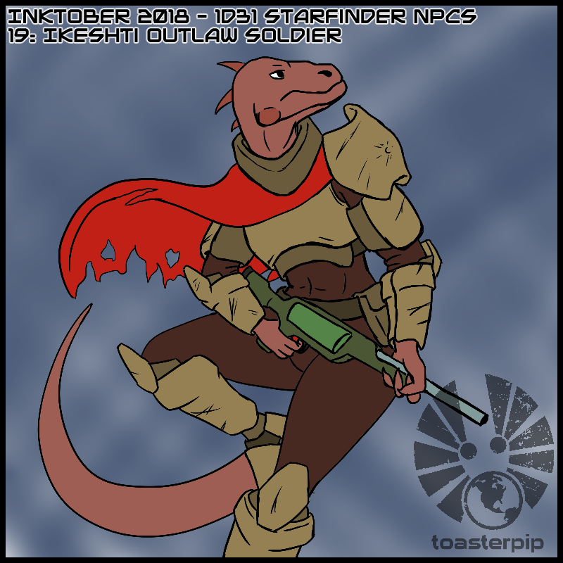 toasterpip inktober inktober2018 starfinder 1d31_starfinder_NPCs