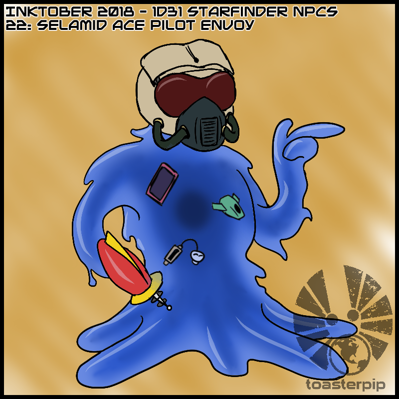 toasterpip inktober inktober2018 starfinder 1d31_starfinder_NPCs