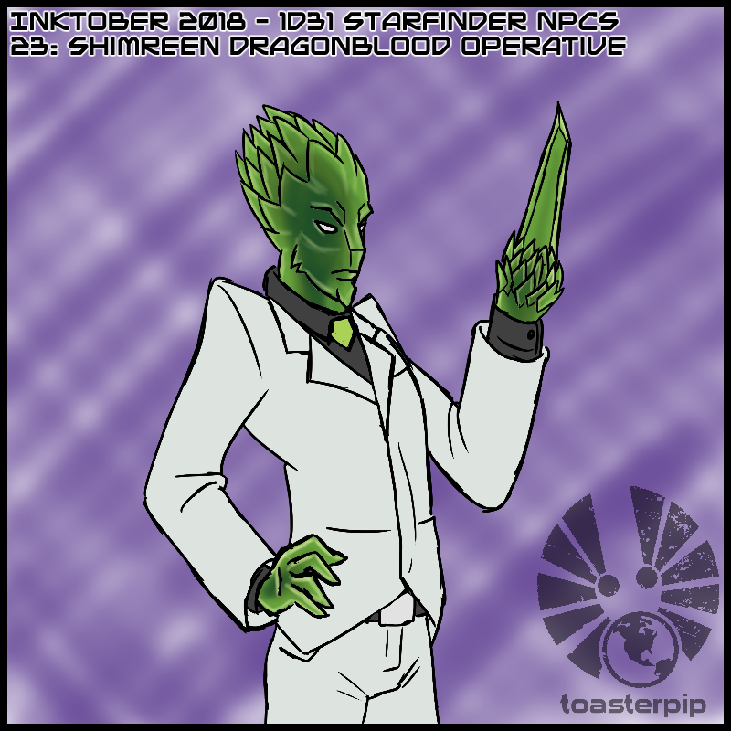 toasterpip inktober inktober2018 starfinder 1d31_starfinder_NPCs
