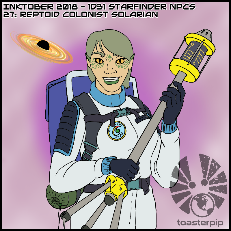 toasterpip inktober inktober2018 starfinder 1d31_starfinder_NPCs