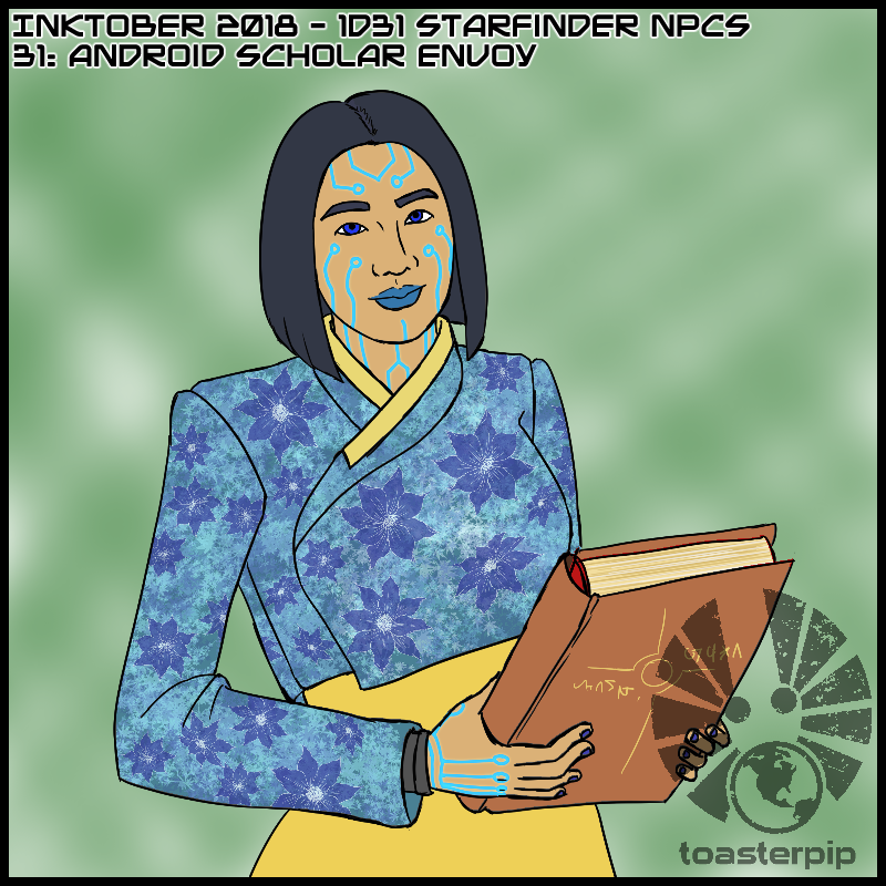 toasterpip inktober inktober2018 starfinder 1d31_starfinder_NPCs